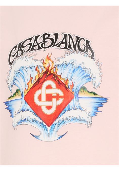 T-shirt Casablanca Kids CasA BLANCA KIDS | T-SHIRT E POLO | K-SP26-JTS-038-03EX-BCWAVES